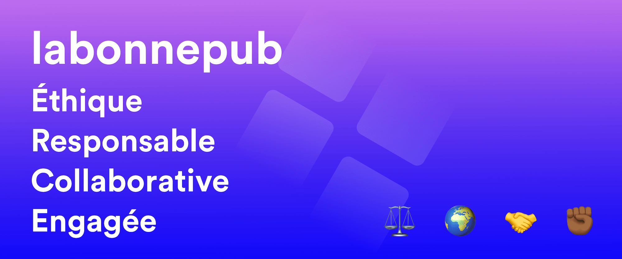 illustration post La Bonne Pub, la régie publicitaire pour le bien commun